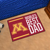 19" x 30" Minnesota Golden Gophers World's Best Dad Rectangle Starter Mat