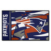 19" x 30" New England Patriots NFL x FIT Pattern Rectangle Starter Mat