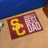 19" x 30" Southern California Trojans World's Best Dad Rectangle Starter Mat