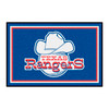 4' x 6' 1972 Texas Rangers Retro Logo Blue Rectangle Area Rug