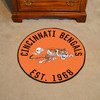 27" Cincinnati Bengals Retro Logo Roundel Round Mat