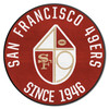 27" San Francisco 49ers Retro Logo Roundel Round Mat