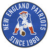 27" New England Patriots Retro Logo Roundel Round Mat