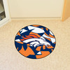 27" Denver Broncos NFL x FIT Pattern Roundel Round Mat