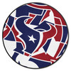 27" Houston Texans NFL x FIT Pattern Roundel Round Mat