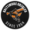 27" 1975 Baltimore Orioles Retro Logo Roundel Round Mat