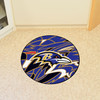 27" Baltimore Ravens NFL x FIT Pattern Roundel Round Mat