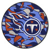 27" Tennessee Titans NFL x FIT Pattern Roundel Round Mat