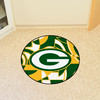 27" Green Bay Packers NFL x FIT Pattern Roundel Round Mat