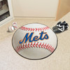 27" 2014 New York Mets Retro Logo Baseball Style Round Mat