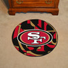 27" San Francisco 49ers NFL x FIT Pattern Roundel Round Mat