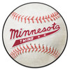 27" 1978 Minnesota Twins Retro Logo Baseball Style Round Mat
