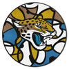 27" Jacksonville Jaguars NFL x FIT Pattern Roundel Round Mat