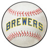 27" 1970 Milwaukee Brewers Retro Logo Baseball Style Round Mat
