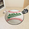 27" 2000 Oakland Athletics Retro Logo Baseball Style Round Mat