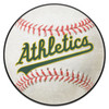 27" 2000 Oakland Athletics Retro Logo Baseball Style Round Mat