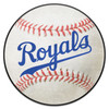 27" 1969 Kansas City Royals Retro Logo Baseball Style Round Mat