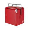 Red Vintage Metal Cooler by Foster & Rye