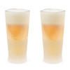 Glass FREEZE Beer Glasses by Host, Set of 2