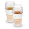 Beer FREEZE Glasses in Marble by Host, Set of 2