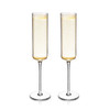 Laurel Champagne Flutes by Viski, Set of 2