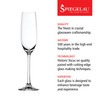 Spiegelau Salute 7.4 oz Champagne Flutes, Set of 4