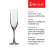 Spiegelau Wine Lovers 6.7 oz Champagne Flutes, Set of 4