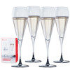 Spiegelau Willsberger 8.5 oz Champagne Flutes, Set of 4