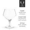 Angled Crystal Gin & Tonic Glasses by Viski, Set of 2