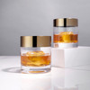 Bronze Rim Crystal Tumblers by Viski, Set of 2
