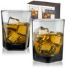 Smoke Double Old Fashioned Glasses by Viski, Set of 2