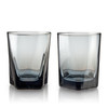 Smoke Double Old Fashioned Glasses by Viski, Set of 2