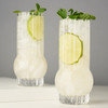 Deco Crystal Highball Glasses by Viski, Set of 2