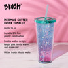 Mermaid Glitter Drink Tumbler by Blush