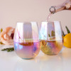 Luster Stemless Wine Glasses by Twine Living, Set of 2