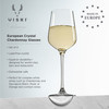 Reserve European Crystal Chardonnay Wine Glasses by Viski, Set of 4