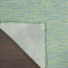 2' x 10' Blue Power Loom Runner Rug
