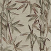 2' x 10' Ivory Bamboo Leaves Wool Indoor Runner Rug