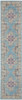 2' x 10' Light Blue Southwestern Power Loom Runner Rug