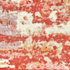 2' x 10' Pink and Red Abstract Hand Loomed Stain Resistant Runner Rug
