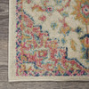 2' x 3' Pink and Ivory Southwestern Dhurrie Area Rug
