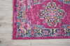 2' x 3' Fuchsia Power Loom Polypropylene  Area Rug