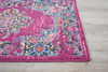 2' x 3' Fuchsia Power Loom Polypropylene  Area Rug