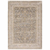 2' x 3' Beige Grey Machine Woven Oriental Indoor Area Rug