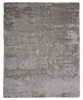 2' x 3' Gray and Silver Shag Tufted Handmade Area Rug