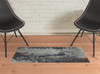 2' x 3' Abstract Power Loom Area Rug
