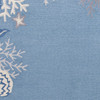 2' x 3' Polyester Sea Blue Area Rug
