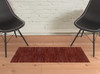 2' x 3' Red Grey Deep and Charcoal Power Loom Stain Resistant Area Rug