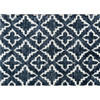 2' x 3' Navy Blue Moroccan Machine Tufted Area Rug with UV Protection
