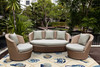 2' x 3' UV Treated Sand Polypropylene Accent Rug